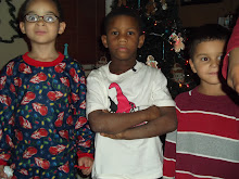 shais brother Davion in middle and her boy cuz's Dallas and Brayden