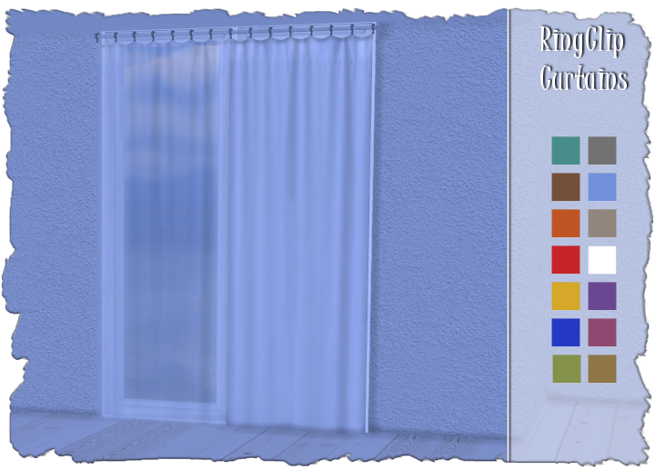 Sims 4 CC's The Best Curtains by Pixelshrine