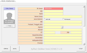 Aplikasi Excelku Download Aplikasi Database Siswa Menggunakan Excel