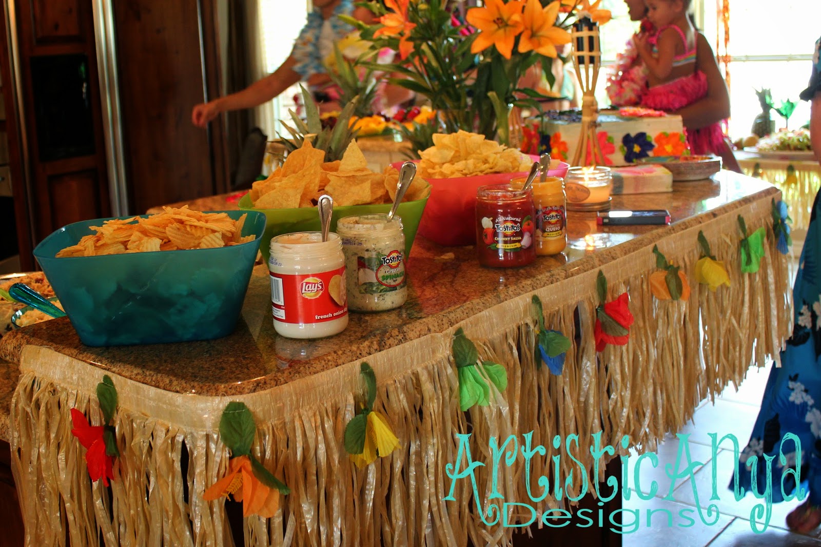 Artistic Anya Designs Hawaiian Luau Party