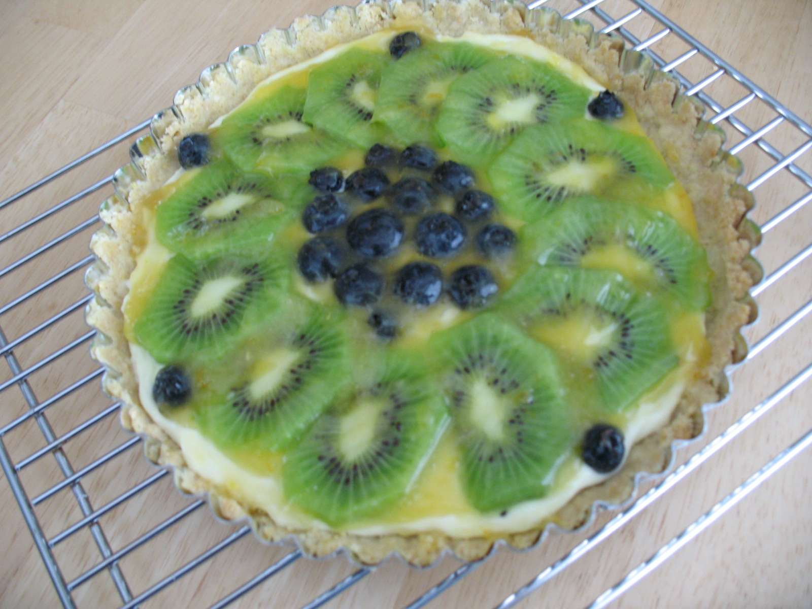 Friday Food Fun Blueberry Kiwi Tart