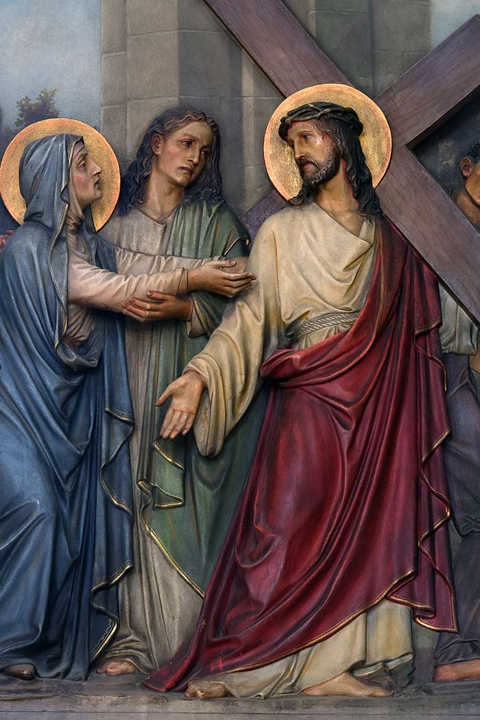 Al calvario Via Crucis breve