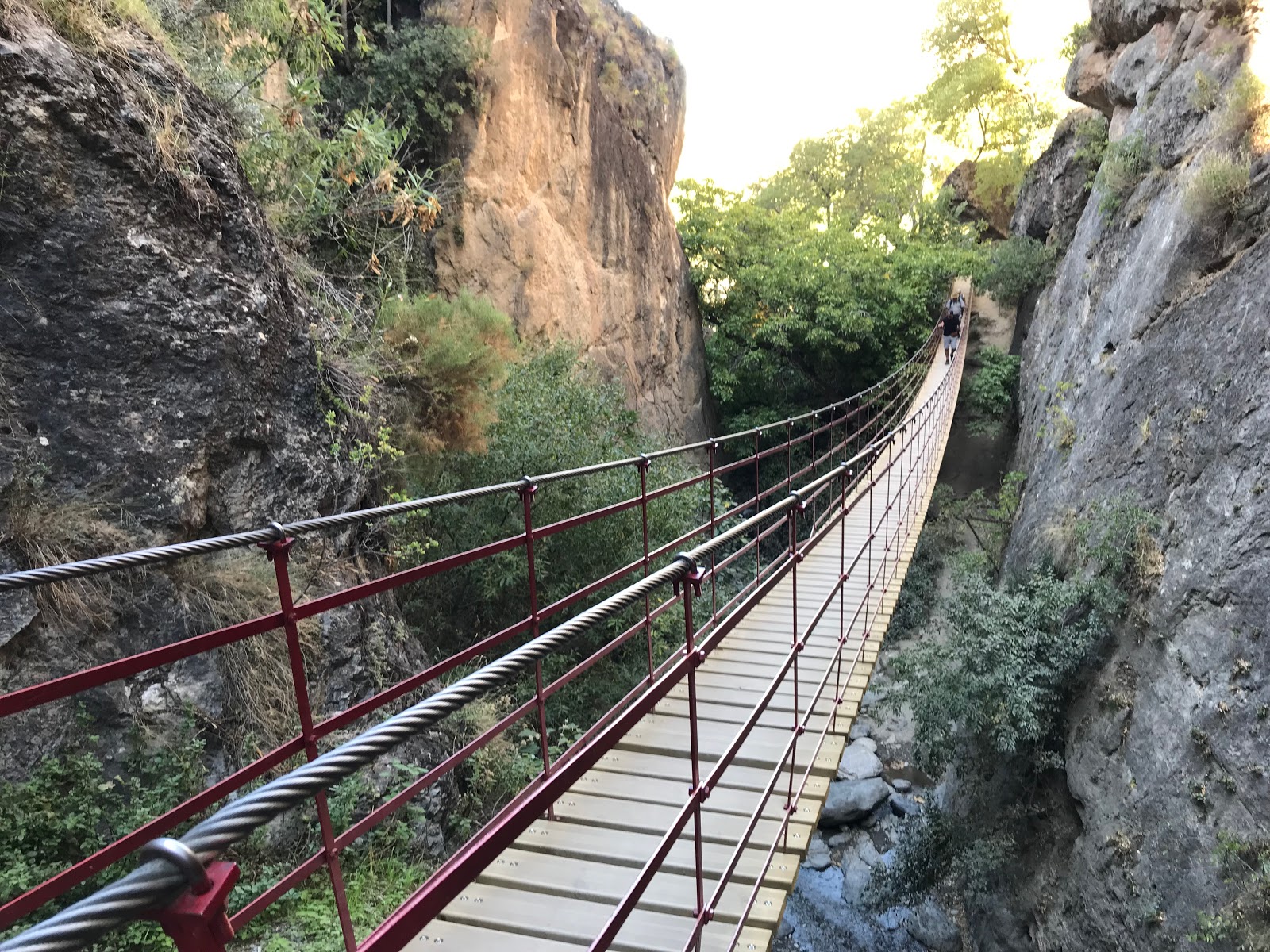 Secretario Estar satisfecho Automático GPS Malaga: Los Cahorros de Monachil - La Ruta de los Puentes Colgantes ( Monachil, Granada)