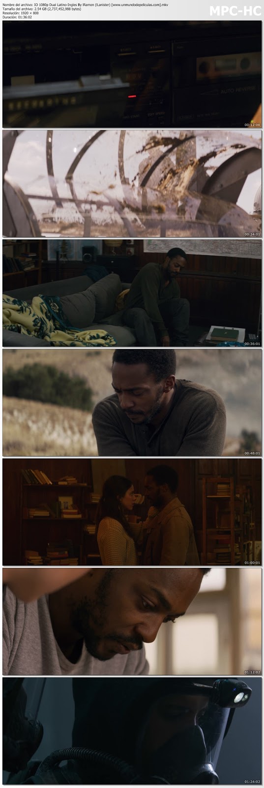 Capturas de la película.