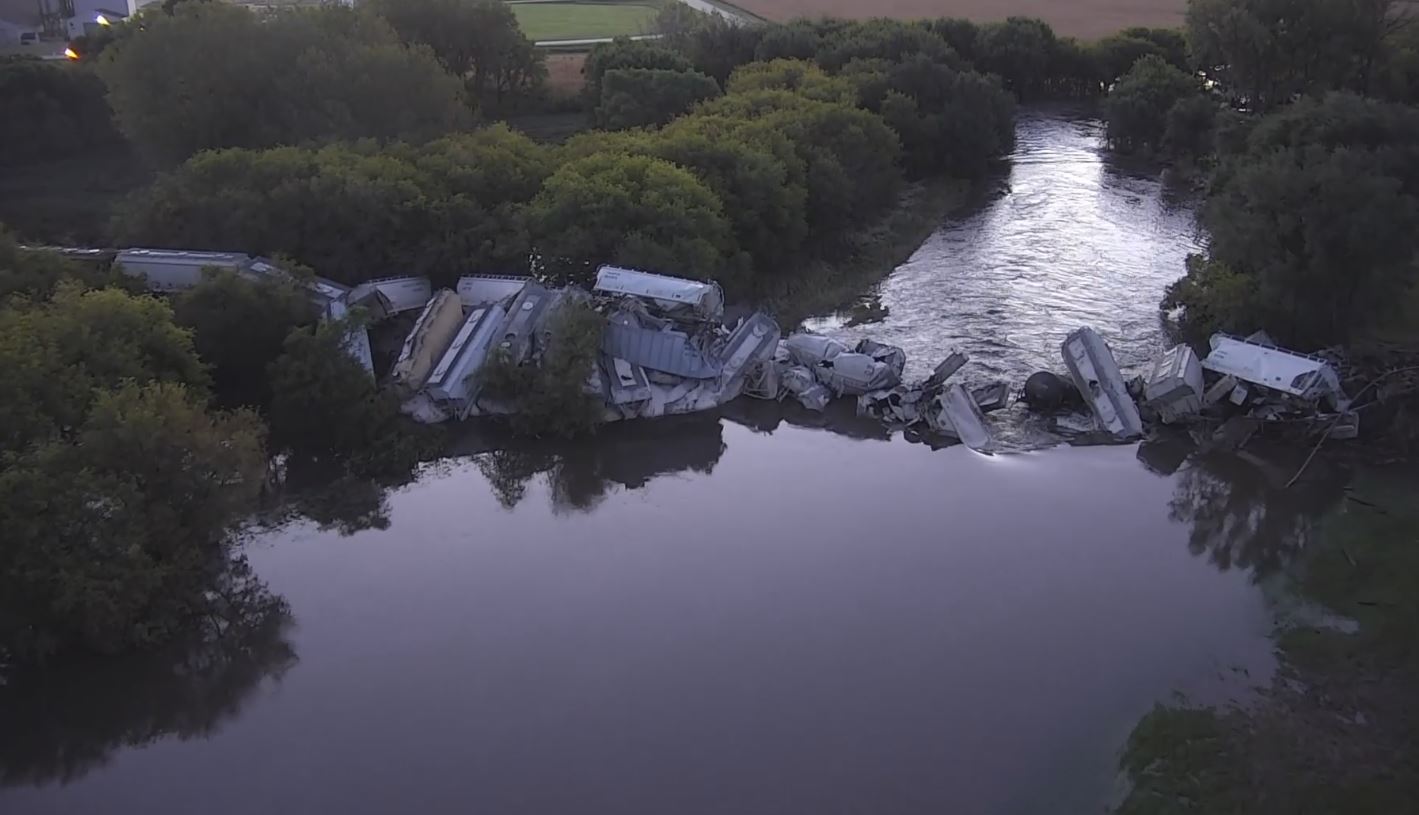 MEC&F Expert Engineers A Union Pacific train derailed in Alton, Iowa