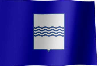 The waving flag of Basilicata (Animated GIF) (Bandiera della Basilicata)