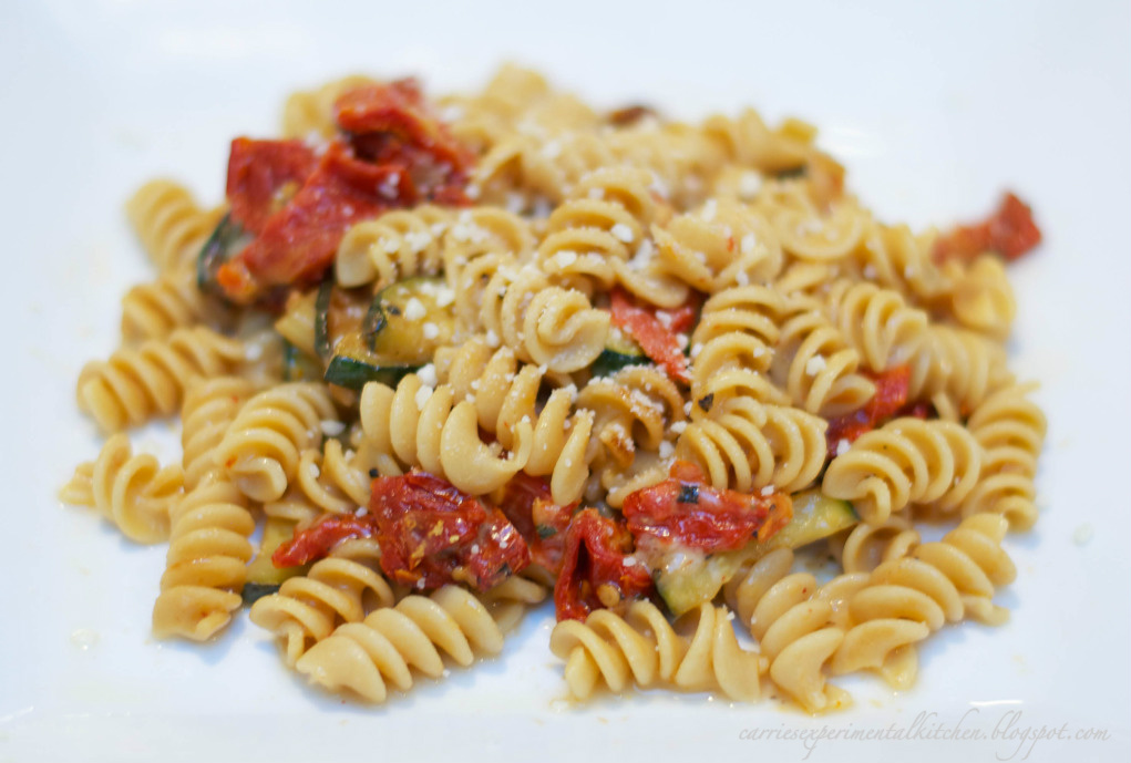 Carrie's Experimental Kitchen Whole Grain Rotini with Fennel, Zucchini