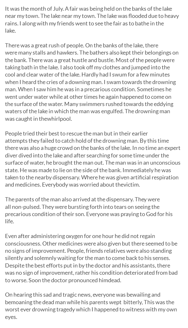 Tragedy essay