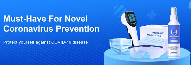 Promoção "Prevenção CoronaVirus" na Gearbest