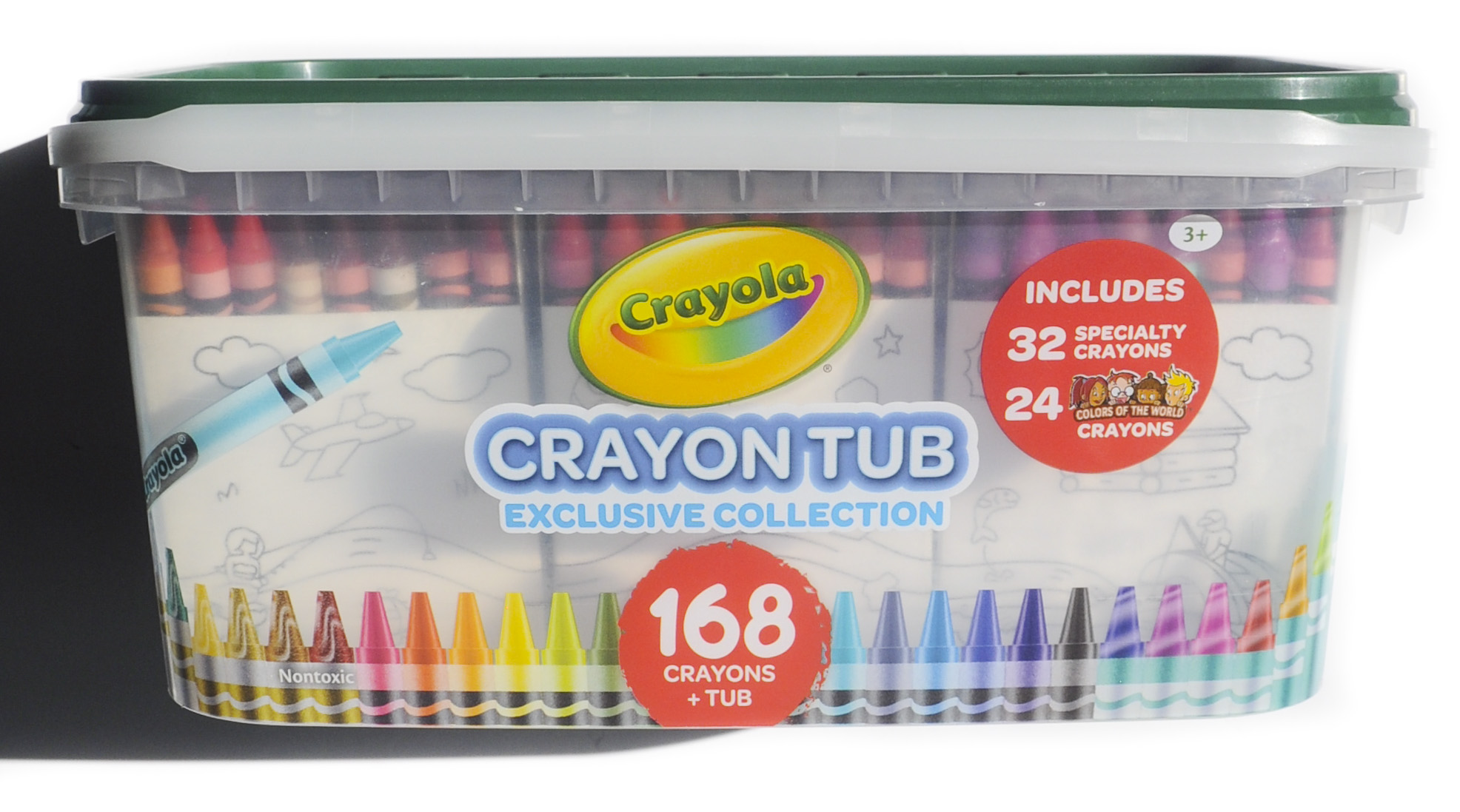 White Crayola Crayons 10 Pack 