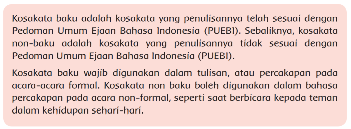 Tepat menggunakan kalimat kosakata baku bawah di ini yang adalah yang BANK SOAL Tepat menggunakan kalimat kosakata baku bawah di ini yang adalah yang 54 Contoh