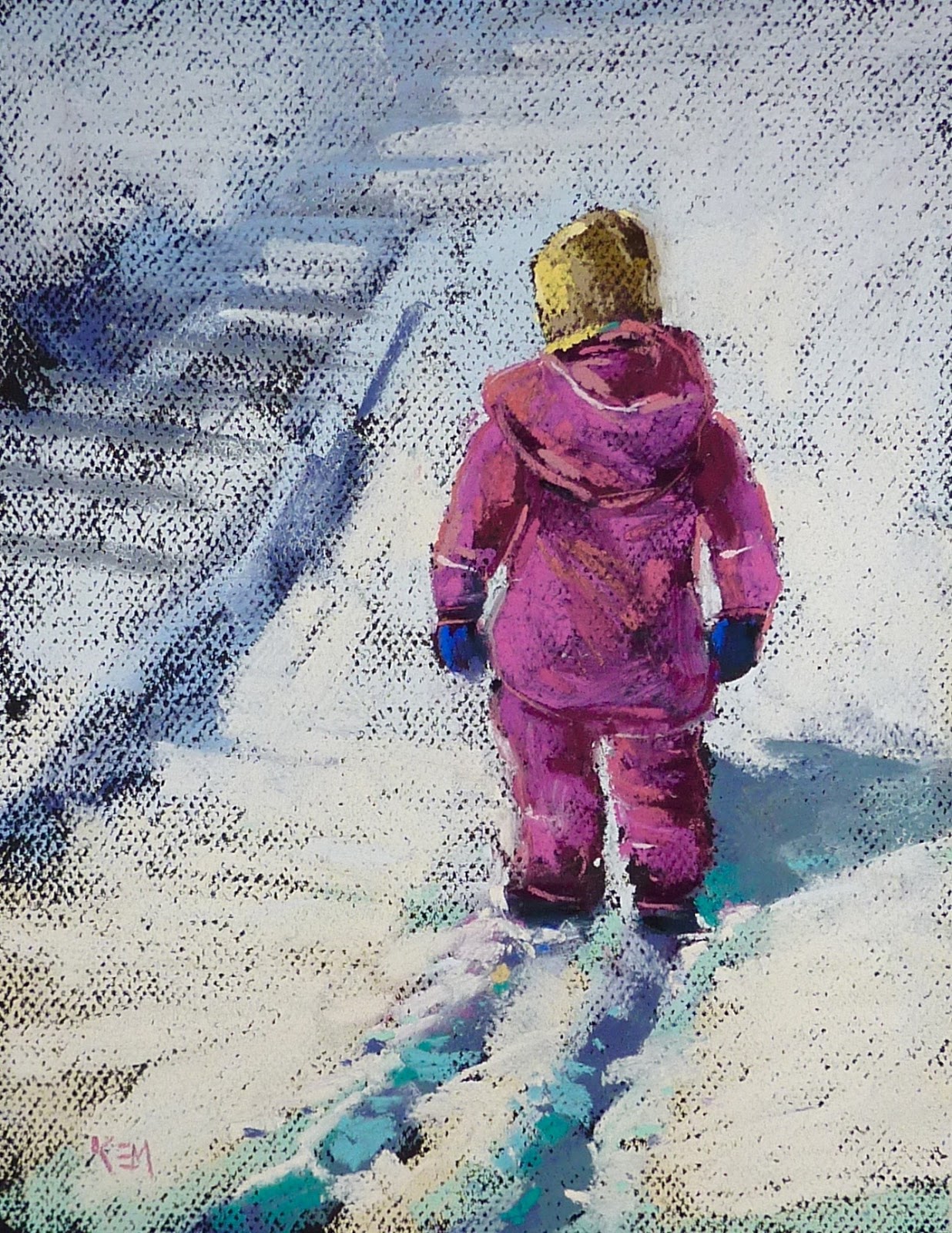 Painting My World: Is the Right Side Wrong? Exploring Pastel Paper