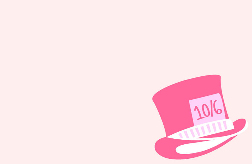 alice in wonderland mad hatter hat drawing 