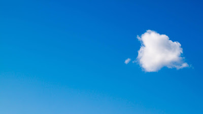 Alone Cloud In Sky 4k Wallpaper