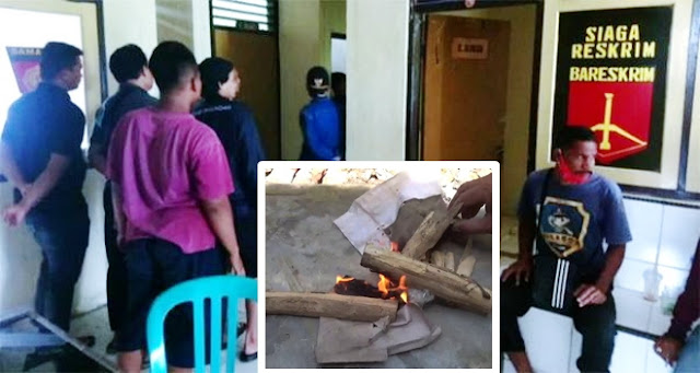 Pencuri Sakti Diamuk Massa, Tidak Lecet Apalagi Luka, Tetapi Saat Jimatnya Dibakar..