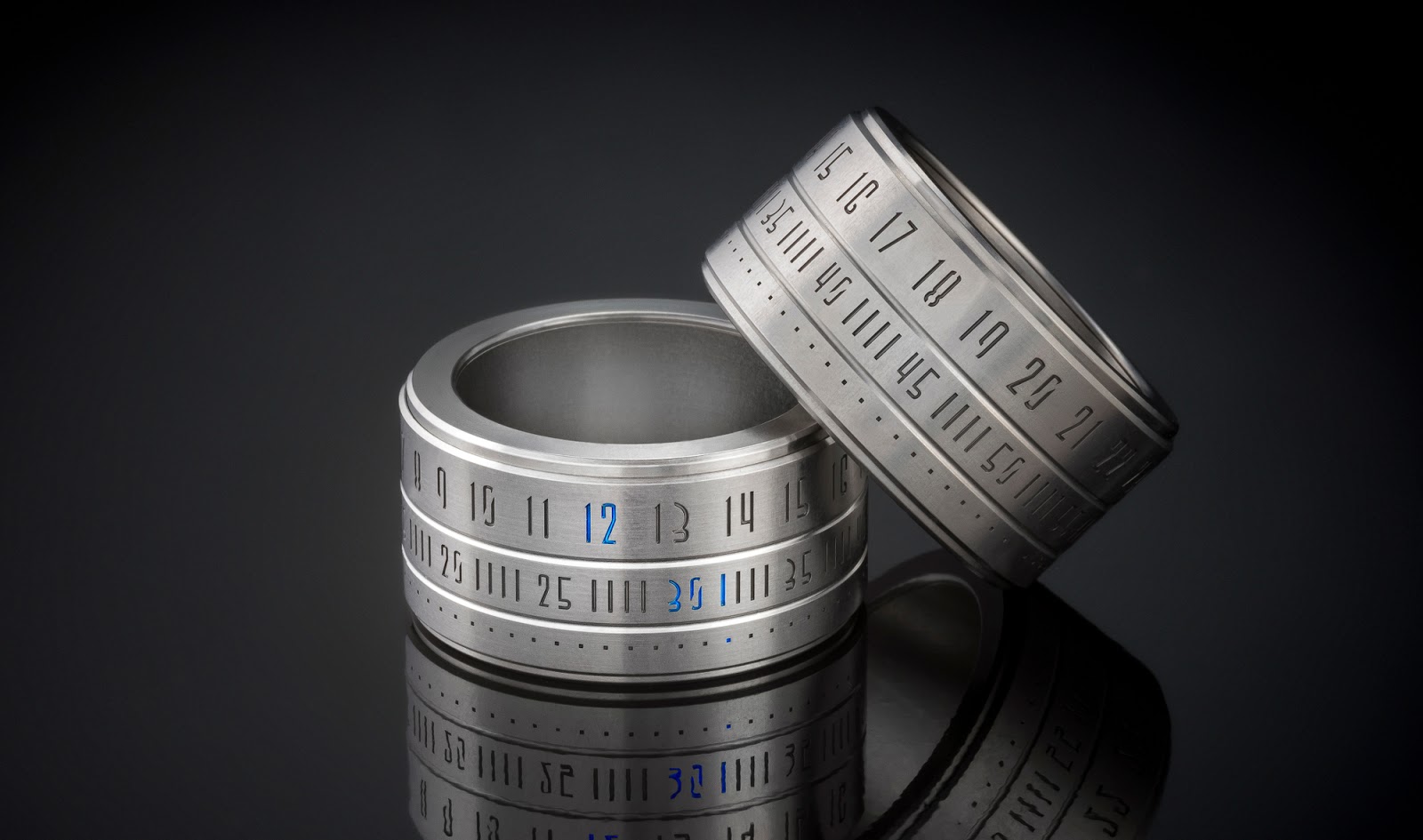 High Tech Ring Clock.The ring that shows you the time.