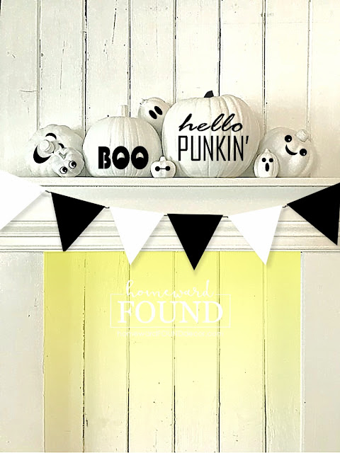 fall,pumpkins,neutrals,farmhouse style,just for fun,Halloween,DIY,diy decorating,crafting,crafting with kids,dollar store crafts,seasonal,fall home decor,pumpkin decorating,decorating pumpkins,easy no-carve pumpkin decorating,pumpkin decorating for kids, stickers, dollar store stickers.