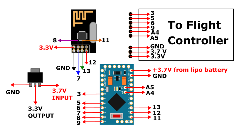 Drone Transmitter Circuit Diagram - Circuit Diagram Images