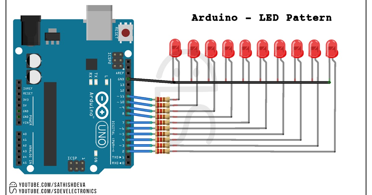 sdevelectronics Arduino LED pattern