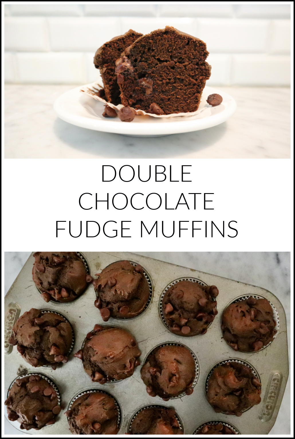 My Sweet Savannah double chocolate fudge muffins