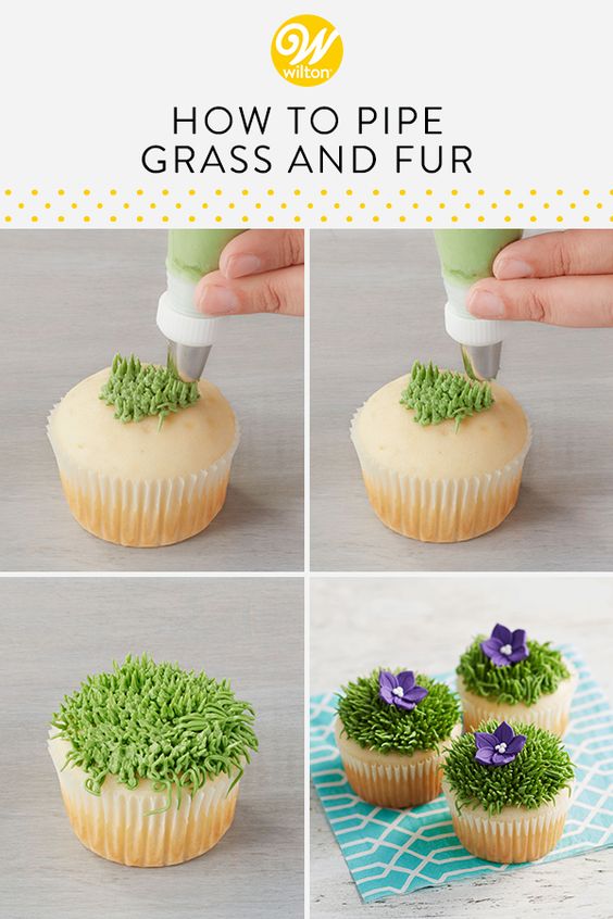 HOW TO PIPE GRASS & FUR My Favorite Recipe