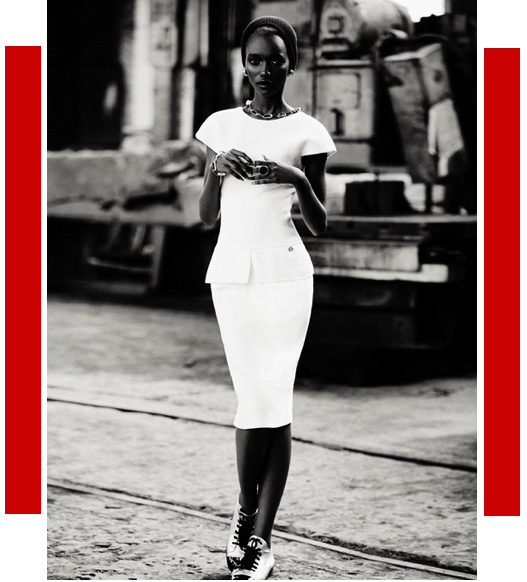 Out and About Africa: Herieth in Black & White