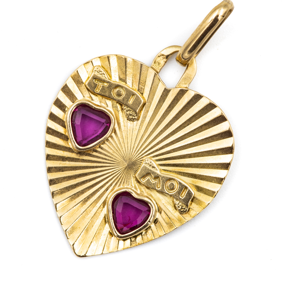 Toi et Moi - heart shaped pendant | House of Magic Treasures