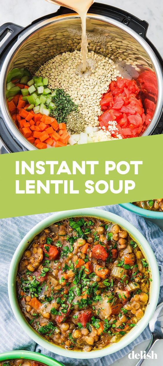 Instant Pot Lentil Soup - Idea Delicious Ruang