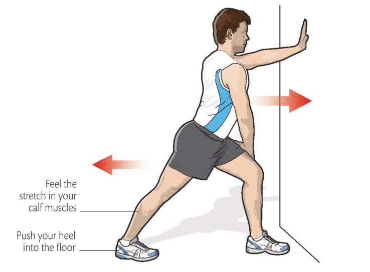 CALF MUSCLE STRETCH EXERCISE