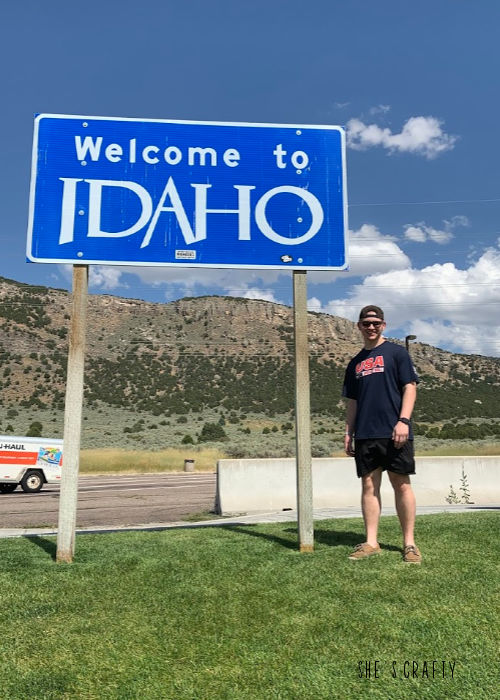 8 road trip myths with easy solutions - stay safe - welcome to Idaho sign