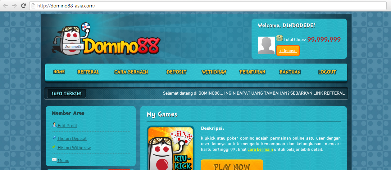 TEXAS POKER Update Domino88 dan Dominobet WORK 100