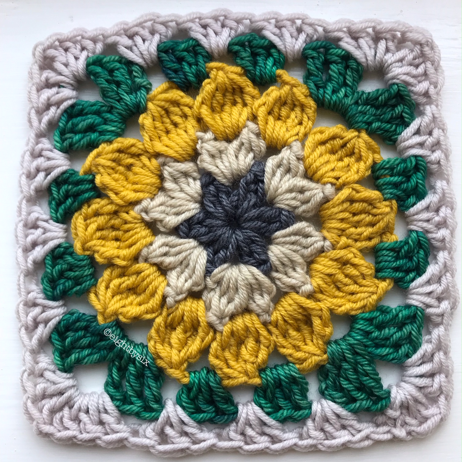 My granny squares for Granny Square Day (15 August 2019)