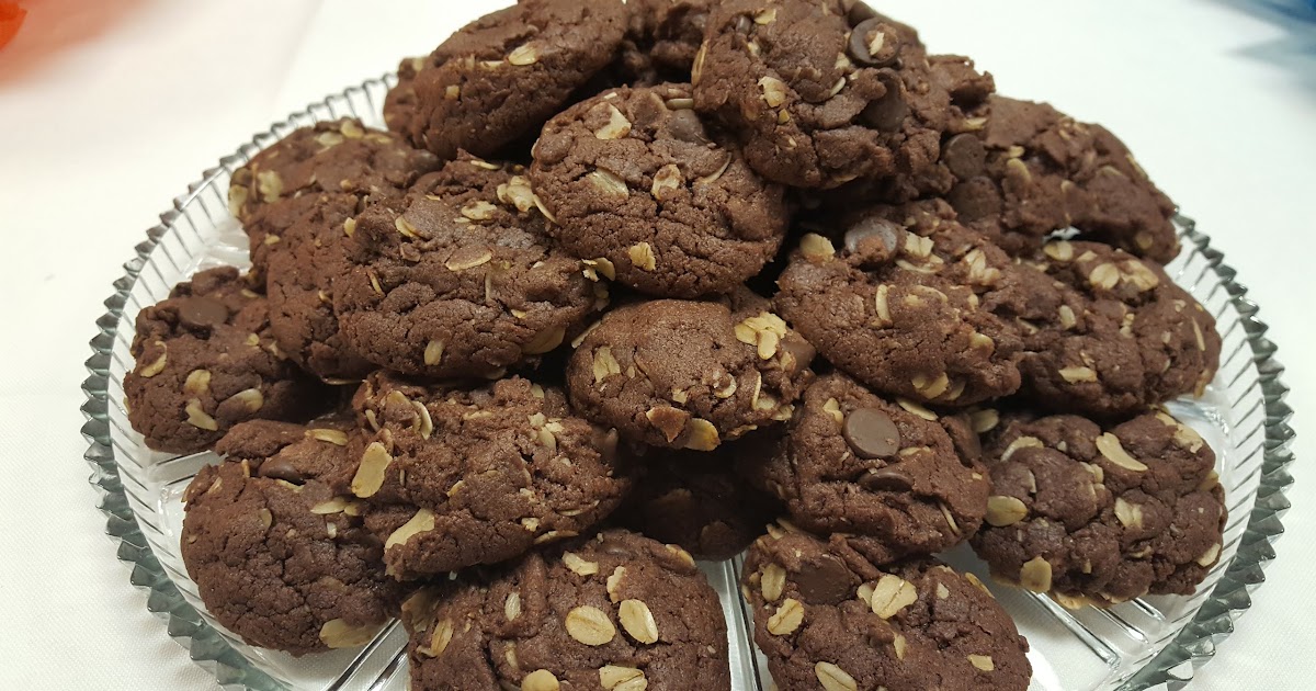 My Patchwork Quilt: DOUBLE CHOCOLATE CHIP OAT COOKIES (SUGAR FREE)