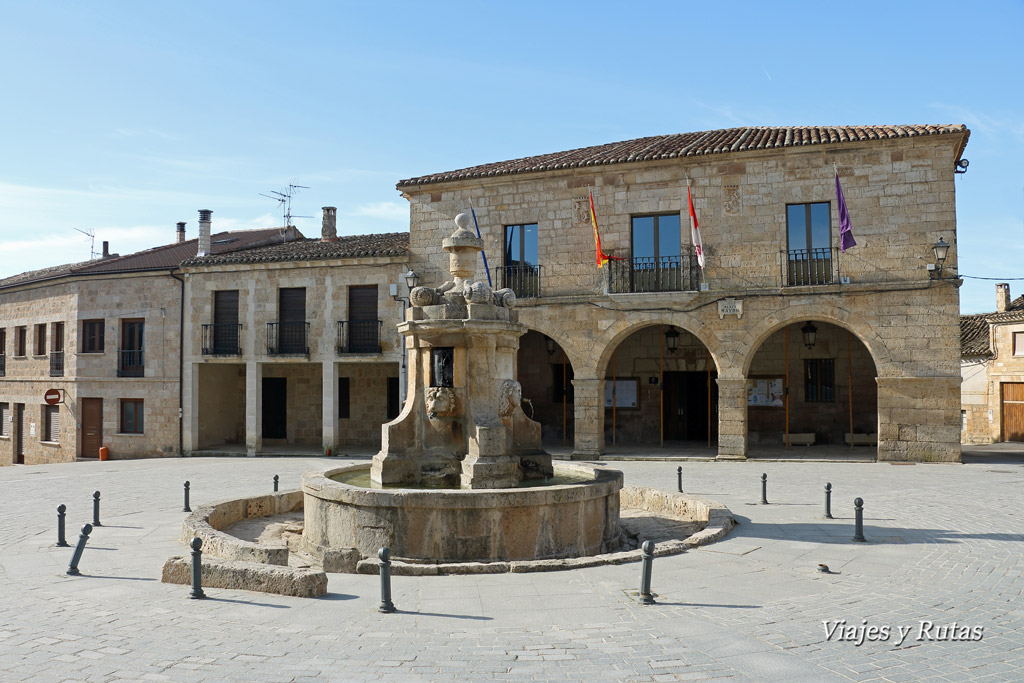 Plaza Mayor, Sasamón, Burgos