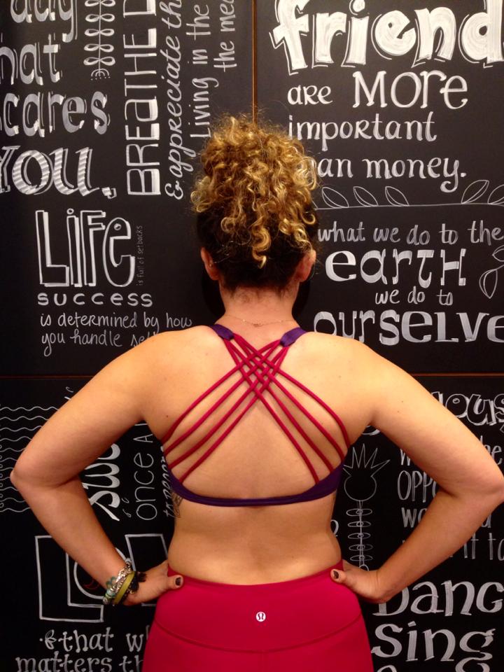 lululemon going grape bumble berry free-to-be-wild-bra wunder under pant