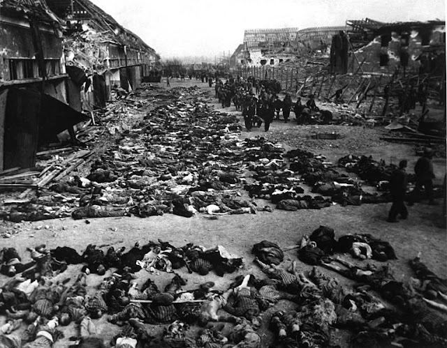Palestinians show Holocaust-era images as photos of "Israeli massacres"  Lager