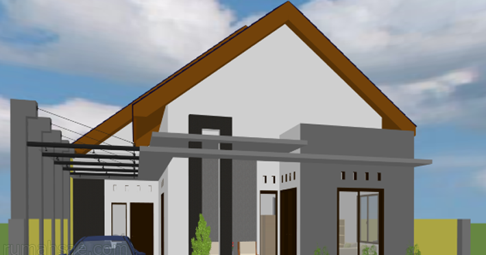  Model  Rumah Pintu  Depan Menghadap  Ke Samping  Design 