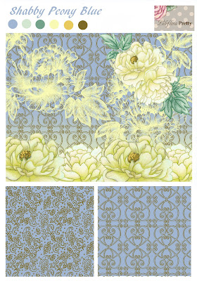 peony, floral, flower, wrought iron, repeat pattern, fabric design, acanthus, shabby chic