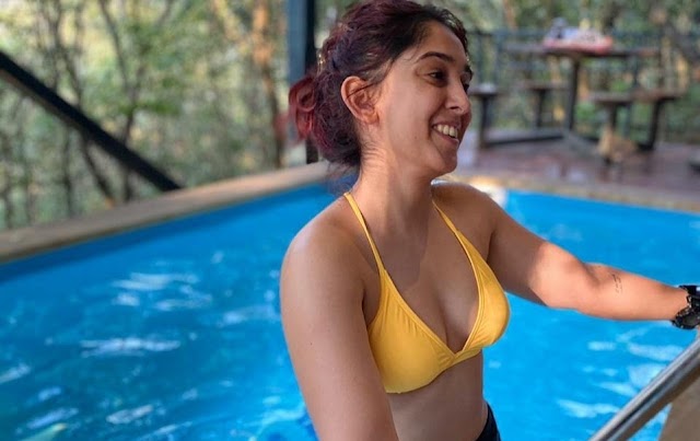 Ira Khan, daughter of Aamir Khan, shares pic in a yellow bikini from her pool time