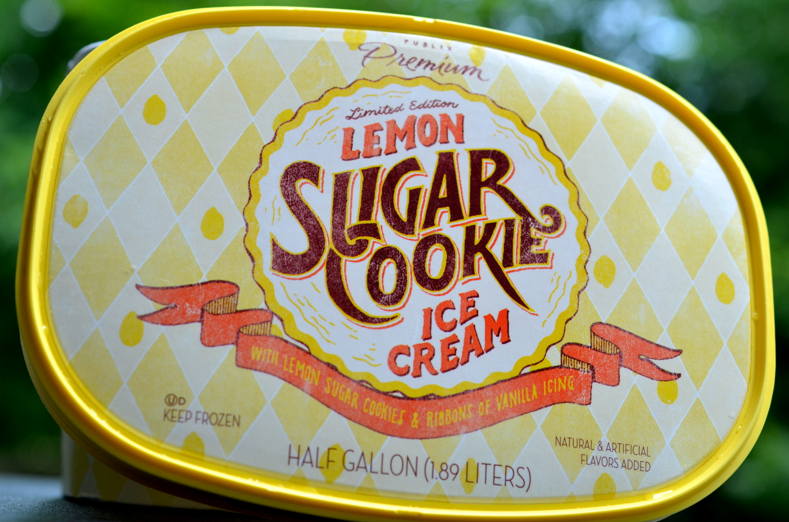 food and ice cream recipes REVIEW Publix Premium Lemon Sugar Cookie