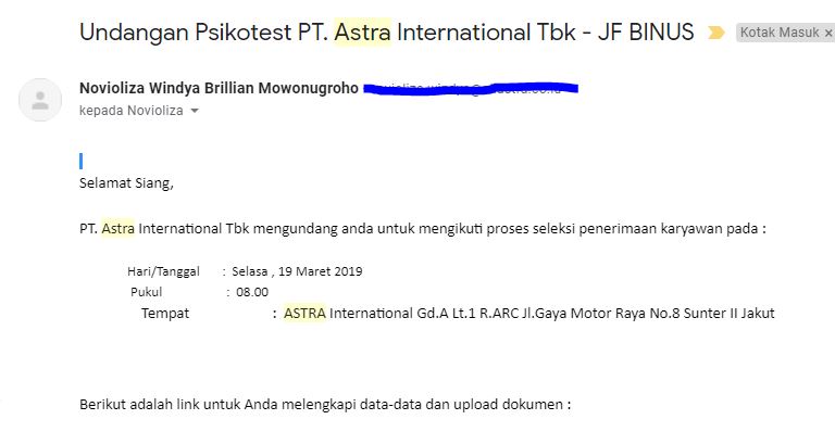 Jobseeker Pengalaman Seleksi Mt Astra Graduate Program Agp Pt Astra International Tbk Aksara Secangkir Kopi By Rika Yesi A