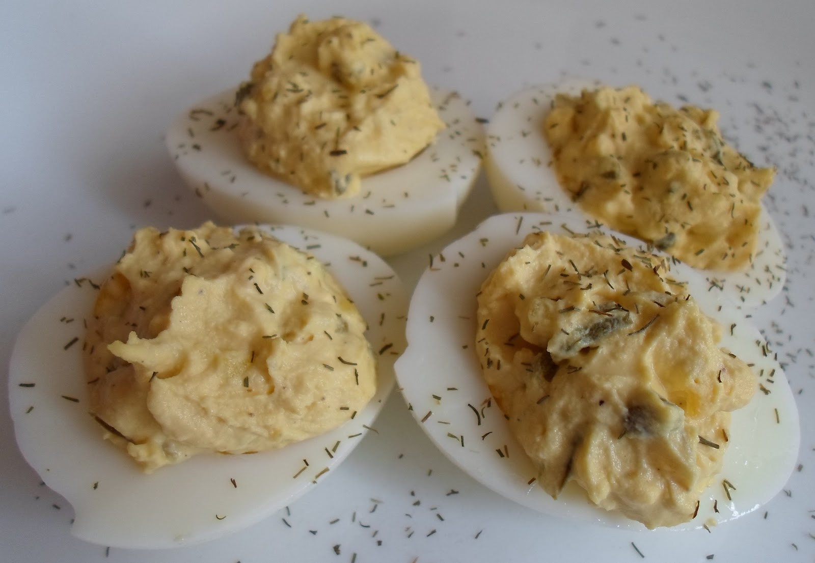 Happier Than A Pig In Mud Dill Pickle Relish Deviled Eggs