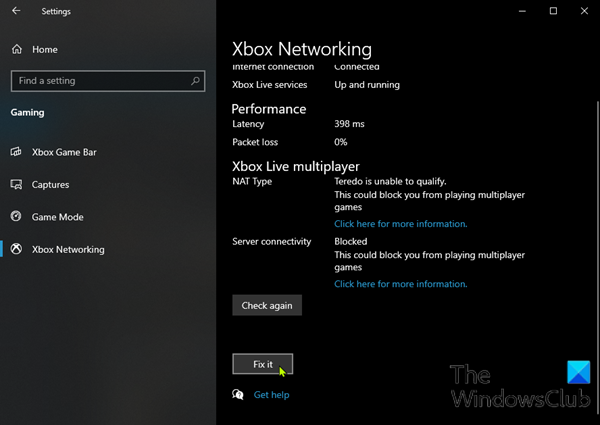 Xbox 네트워킹 - 개방형 NAT