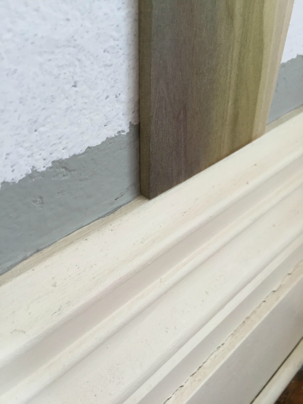 DIY Board and Batten with Hot Glue