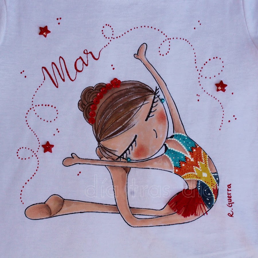 Camiseta gimnasta personalizada