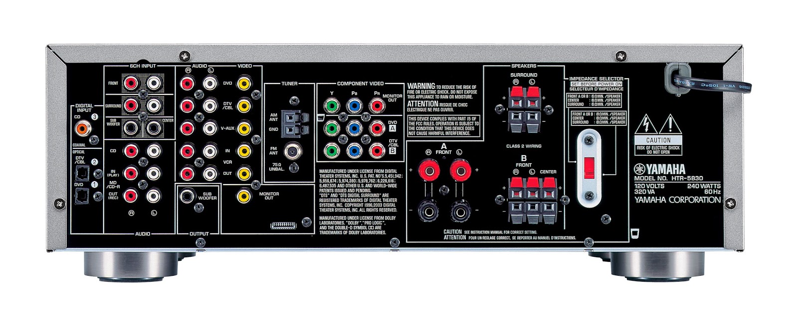 Yamaha Htr-5830 Manual