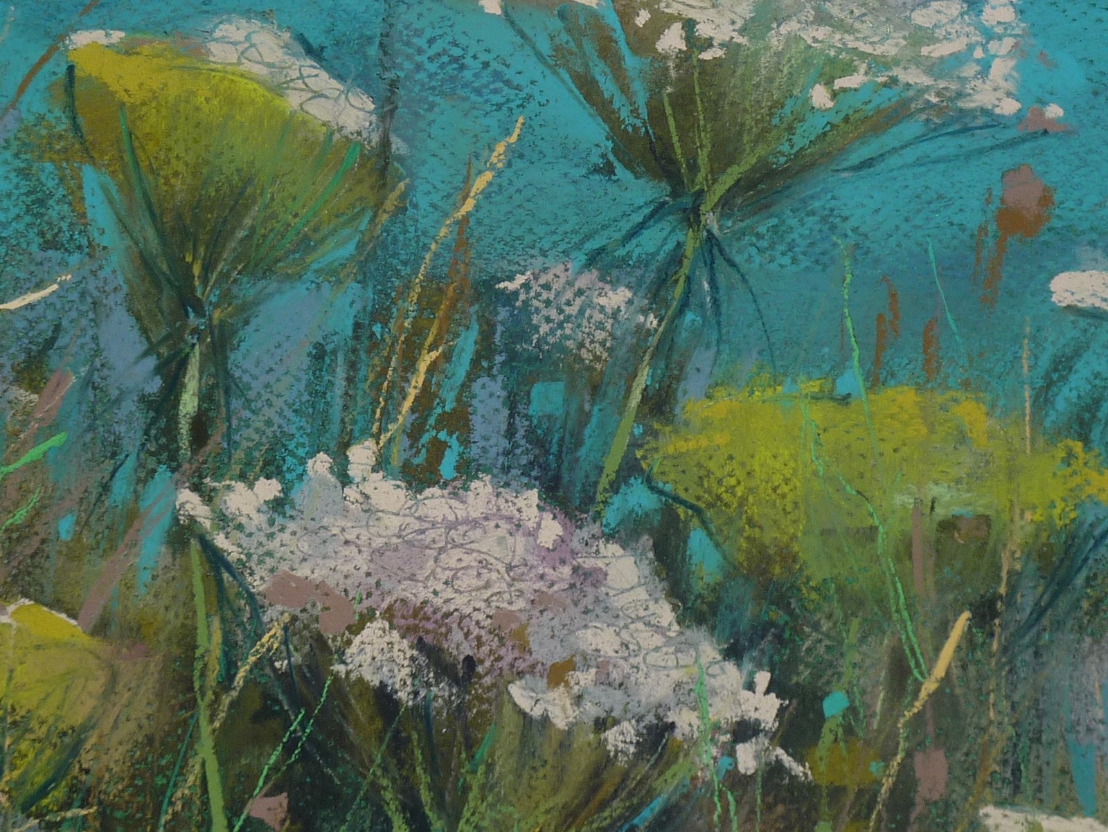 Painting My World Smooth or Bumpy....What Side of Canson do you Like?