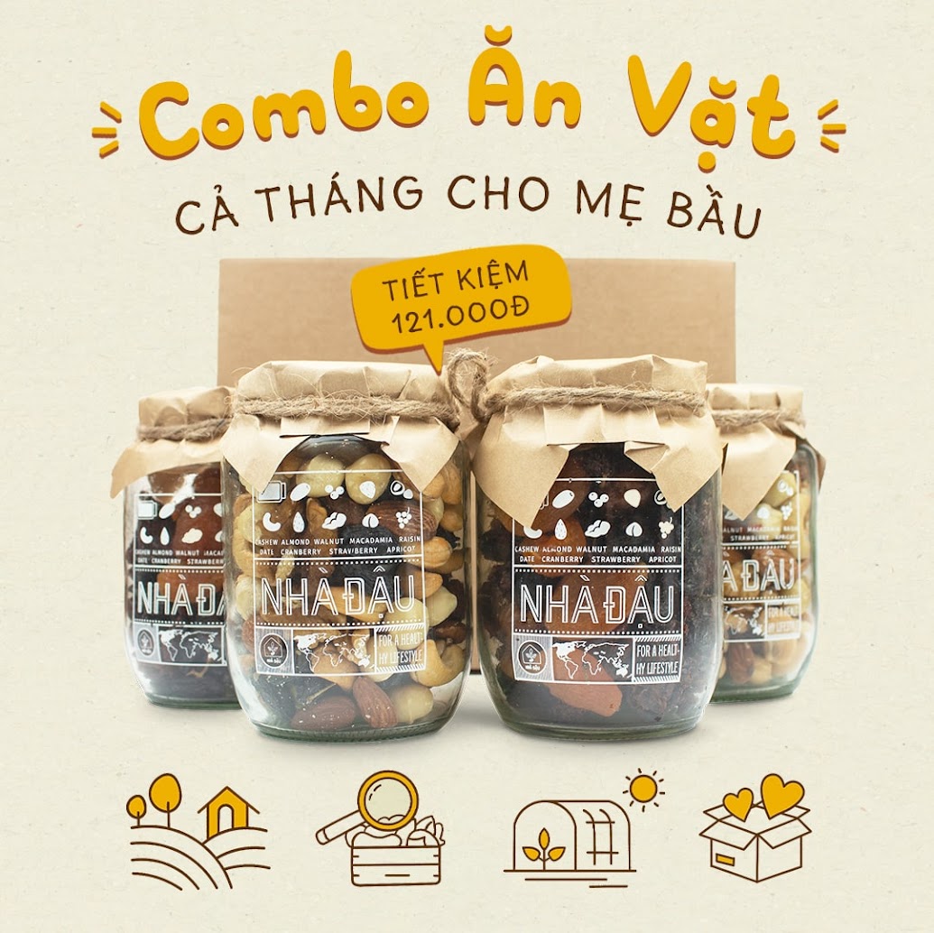 [A36] Cải thiện dinh dưỡng cho Mẹ Bầu với combo hạt dinh dưỡng