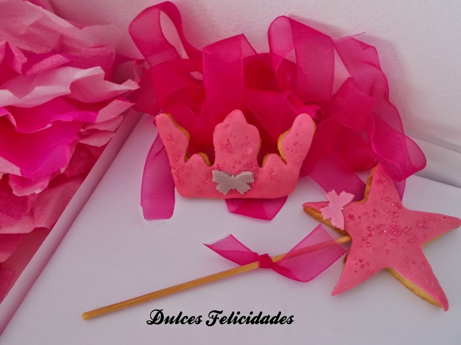Galletas set princesa fondant