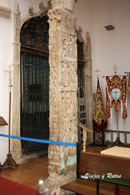 Pilastra de El Salvador, Iglesia del Salvador de Toledo